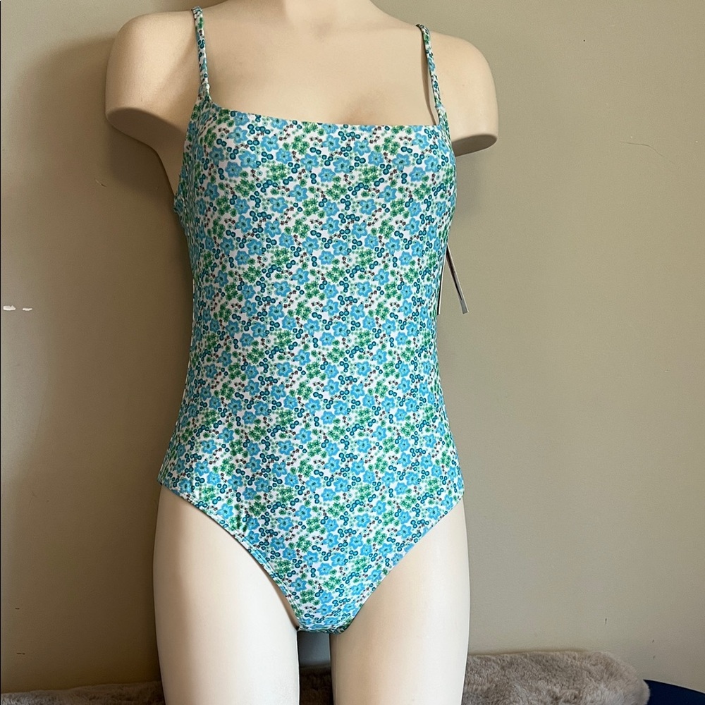 Jessica Simpson floral bathing suit